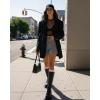 image:imageMANGOPOP Womens Short Sleeve Long Sleeve Sheer Mesh Crop Tops Tee Shirt Blouse1068black