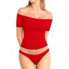 C4-short Sleeve Red