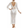image:imageMANGOPOP 2 Piece Swimsuit Coverup for Women Crochet Bathing Suit Cover Up Set for Beach Pool VacationWhite