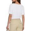 image:imageMANGOPOP Womens Boat Neck Half Sleeve Bodysuit 34 Sleeve Sexy Body Suit Casual Versatile One Shoulder Going Out Shirts TopsWhite