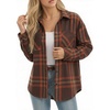 Brown Orange Plaid