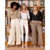 image:imageMANGOPOP Bodysuits for Women Deep V Neck Twist Knot Fitted Long Sleeve Bodysuit Basic Tops Casual T Shirts02 White