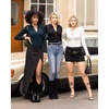 image:imageMANGOPOP Henley Bodysuit for Women Button Down Long Sleeve Tops Body Suits Dressy Blouse CasualDeep Blue