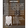 image:imageMANGOPOP Long Short Sleeve Bodysuits for Women Scoop Neck Ribbed Body Suit Stretchy Basic T Shirt TopsDshort Sleeve Burgundy