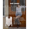 image:imageMANGOPOP Long Short Sleeve Bodysuits for Women Scoop Neck Ribbed Body Suit Stretchy Basic T Shirt TopsElong Sleeve Leopard