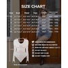 image:imageMANGOPOP Long Short Sleeve Bodysuits for Women Scoop Neck Ribbed Body Suit Stretchy Basic T Shirt TopsElong Sleeve Rose Pink