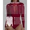 image:imageMANGOPOP Long Sleeve Body Suit Mock TurtleNeck Bodysuit for Women Mesh Deep V Bodysuit Tops04 Wine Red