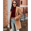 image:imageMANGOPOP Long Sleeve Bodysuits for Women Mock Turtle Neck Ribbed Body Suit Tops04 Burgundy