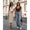 image:imageMANGOPOP Womens Cross Wrap Ruched Plunge Sexy Deep V Neck Slim Fit Short Sleeve T Shirt Tunic Tops TeeCoffee