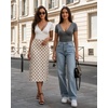 image:imageMANGOPOP Womens Cross Wrap Ruched Plunge Sexy Deep V Neck Slim Fit Short Sleeve T Shirt Tunic Tops TeeDeep Grey