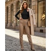 image:imageMANGOPOP Womens Long Sleeve Thermal Fleece Bodysuit Mock Turtle Neck Body Suit Slim Warm Base Layer Tops Fall Outfits 2025A01 Black