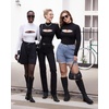 image:imageMANGOPOP Womens Mock Neck Cutout Front Bodysuit Long Sleeve Sleeveless Turtle Neck Body Suits Sexy Tops05 Deep Green Long Sleeve