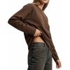 image:imageMANGOPOP Womens Oversized T Shirts Short Sleeve Crewneck Loose Fit Tops Summer Basic Gym Workout ClothesLong Sleeve Coffee