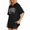 image:imageMANGOPOP Womens Oversized T Shirts Short Sleeve Crewneck Loose Fit Tops Summer Basic Gym Workout ClothesShort Sleeve Graphic Black Ca