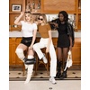 image:imageMANGOPOP Womens Round Neck Short Sleeve Bodysuit T Shirts Basic Body Suit TopsBshort Sleeve Camel