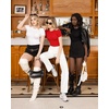 image:imageMANGOPOP Womens Round Neck Short Sleeve Bodysuit T Shirts Basic Body Suit TopsBshort Sleeve Red