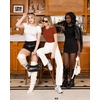 image:imageMANGOPOP Womens Round Neck Short Sleeve Bodysuit T Shirts Basic Body Suit TopsBshort Sleeve Reddish Brown