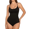 image:imageMANGOPOP Womens Scoop Neck Open TBack Cami Bodysuit Sleeveless Backless Thong Tank Top Body suits Going Out Tops 202601 Black