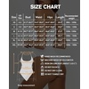 image:imageMANGOPOP Womens Scoop Neck Open TBack Cami Bodysuit Sleeveless Backless Thong Tank Top Body suits Going Out Tops 202602 White