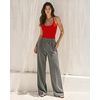 image:imageMANGOPOP Womens Scoop Neck Open TBack Cami Bodysuit Sleeveless Backless Thong Tank Top Body suits Going Out Tops 2026Red