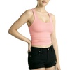 image:imageMANGOPOP Womens Scoop Neck Tank Top Double Lined Sleeveless Tops for Women Casual Basic Slim Summer Outfits 2026Blushing Bride