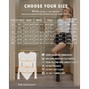 image:imageMANGOPOP Womens Square Neck Short Sleeve Long Sleeve Bodysuit Sexy Body Suits Shirt Slim Fitted Tops05 Rose Pink Long Sleeve