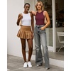 image:imageMANGOPOP Womens Tank Top Body Suits Sexy Crew Neck Racerback Halter Ribbed Sleeveless Long Sleeve Bodysuit Going Out Tops05sleeveless Burgundy
