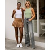 image:imageMANGOPOP Womens Tank Top Body Suits Sexy Crew Neck Racerback Halter Ribbed Sleeveless Long Sleeve Bodysuit Going Out Tops05sleeveless Fern Green