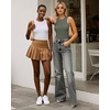image:imageMANGOPOP Womens Tank Top Body Suits Sexy Crew Neck Racerback Halter Ribbed Sleeveless Long Sleeve Bodysuit Going Out Tops05sleeveless Gray Green