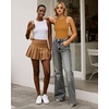 image:imageMANGOPOP Womens Tank Top Body Suits Sexy Crew Neck Racerback Halter Ribbed Sleeveless Long Sleeve Bodysuit Going Out Tops05sleeveless Khaki