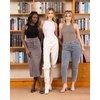 image:imageMANGOPOP Womens Tank Top Body Suits Sexy Crew Neck Racerback Halter Ribbed Sleeveless Long Sleeve Bodysuit Going Out Tops05sleeveless Light Coffee
