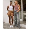 image:imageMANGOPOP Womens Tank Top Body Suits Sexy Crew Neck Racerback Halter Ribbed Sleeveless Long Sleeve Bodysuit Going Out Tops05sleeveless Marsala