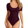 D-short Sleeve Burgundy