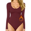 F-fleece Lined Burgundy