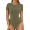 D- Short Sleeves Army Green
