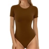 D- Short Sleeves Brown