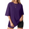 Short Sleeve Deep Purple