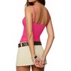 image:imageMANGOPOP Womens Camisole Tank Tops Square Neck Spaghetti Strap Cami Double Lined Sleeveless Crop Top Sexy ShirtsC Rose Pink