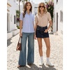 image:imageMANGOPOP Striped Button Down Shirt for Women Puff Short Sleeve Blouse Business Casual Tops Trendy 2026 SummerBrown