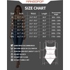 image:imageMANGOPOP Womens Cami Thong Bodysuit Double Lined Square Neck Backless Body Suit Adjustable Spaghetti Strap Tank TopsBurgundy