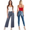 image:imageMANGOPOP Womens Cami Thong Bodysuit Double Lined Square Neck Backless Body Suit Adjustable Spaghetti Strap Tank TopsRed