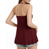 image:imageMANGOPOP Womens Halter Tank Tops Loose Fit Sleeveless Square Neck Top Casual Going Out Tees Shirts 2026 Trendy04 Burgundy