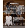 image:imageMANGOPOP Long Sleeve Body Suit Mock Turtle Neck Zip Up Bodysuit for Women Ribbed Deep V Sexy Bodysuit Shirts01short Sleeve Black
