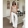 image:imageMANGOPOP Double Lined Tank Tops for Women Sleeveless Square Neck Shirts Basic Summer Tops 2025Mica