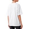 image:imageMANGOPOP Half Sleeve Oversized Tops for Women Crew Neck Loose Fit Casual Summer Trendy Back Seams T Shirt Tops 2026Creamy White