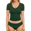 A03 Short Sleeve Deep Green