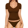 Short Sleeve Brown