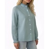 image:imageMANGOPOP Button Down Shirts for Women Long Sleeve Plaid Shirts Ruffle Blouses Business Casual Gingham Tops 2026 Trendy OutfitBlue