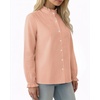 image:imageMANGOPOP Button Down Shirts for Women Long Sleeve Plaid Shirts Ruffle Blouses Business Casual Gingham Tops 2026 Trendy OutfitPink