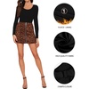 image:imageMANGOPOP Round Neck Long Sleeve Short Sleeve Bodysuits for Women Basic Body Suit Shirts Tops03 Warm Fleece Black